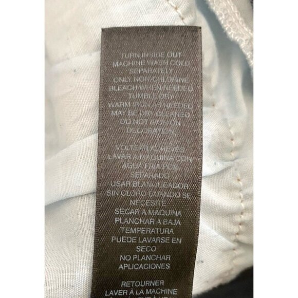 White House Black Market Womens ' The Skimmer ' Ankle Lace Up Jeans‎ Boho Size 4 - Picture 14 of 14